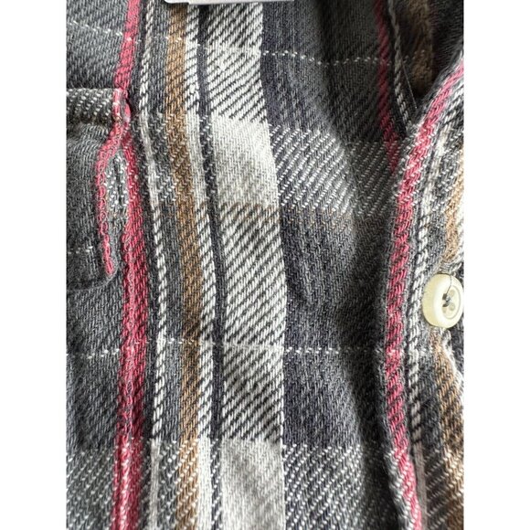 21MEN an american brand Cotton woven shirt olive‎ grey front button Men size L - Picture 5 of 8